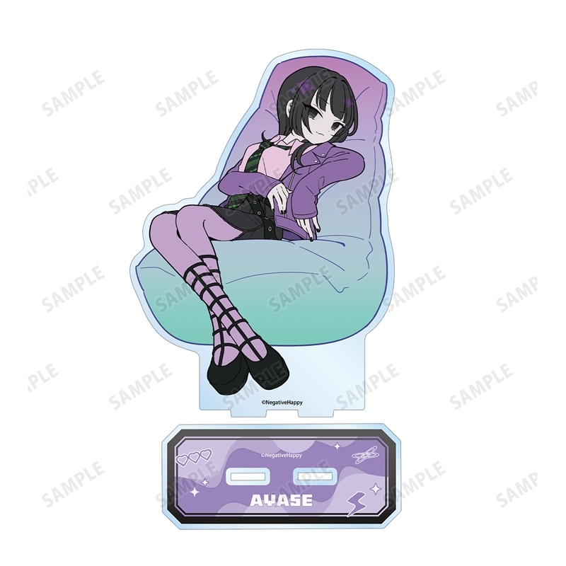 ネガティヴハッピィ 描き下ろし アヤセ 2nd MVネガティヴver. BIGアクリルスタンド Image 3 | AniSmile
