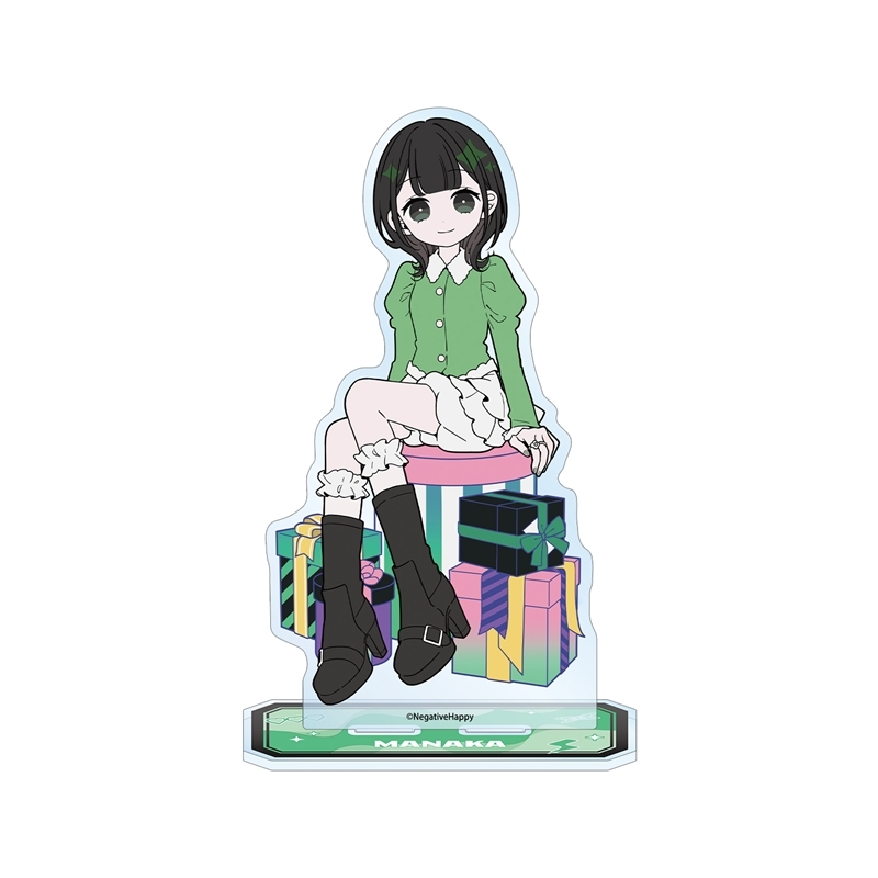 ネガティヴハッピィ 描き下ろし マナカ 2nd MVネガティヴver. BIGアクリルスタンド - AniSmile