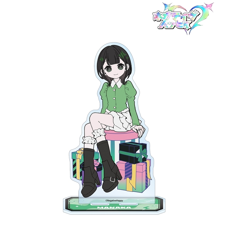 ネガティヴハッピィ 描き下ろし マナカ 2nd MVネガティヴver. BIGアクリルスタンド Image 2 | AniSmile