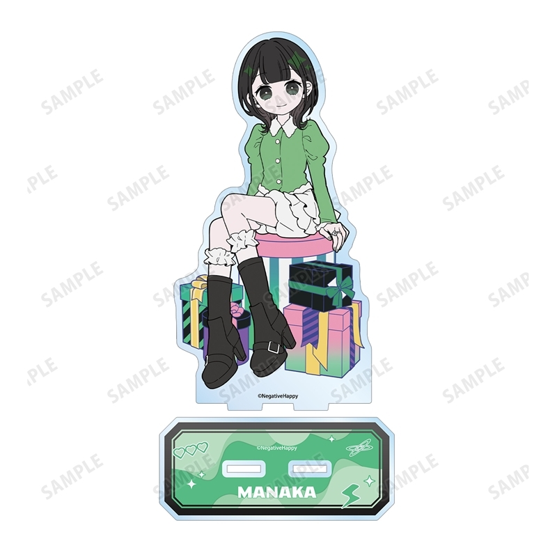 ネガティヴハッピィ 描き下ろし マナカ 2nd MVネガティヴver. BIGアクリルスタンド Image 3 | AniSmile