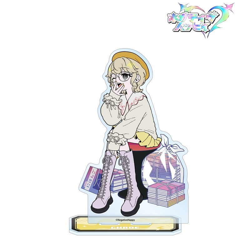 ネガティヴハッピィ 描き下ろし クロエ 2nd MVネガティヴver. BIGアクリルスタンド Image 2 | AniSmile