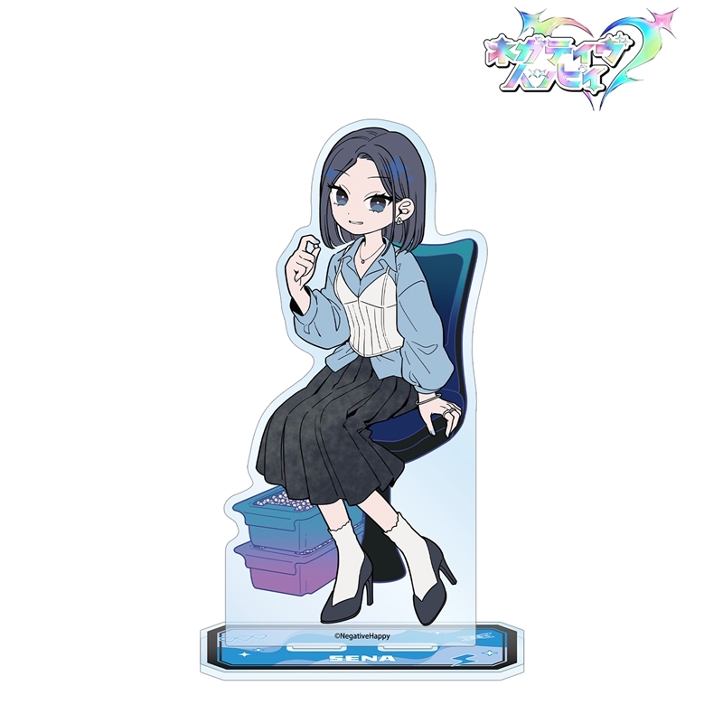ネガティヴハッピィ 描き下ろし セナ 2nd MVネガティヴver. BIGアクリルスタンド Image 2 | AniSmile