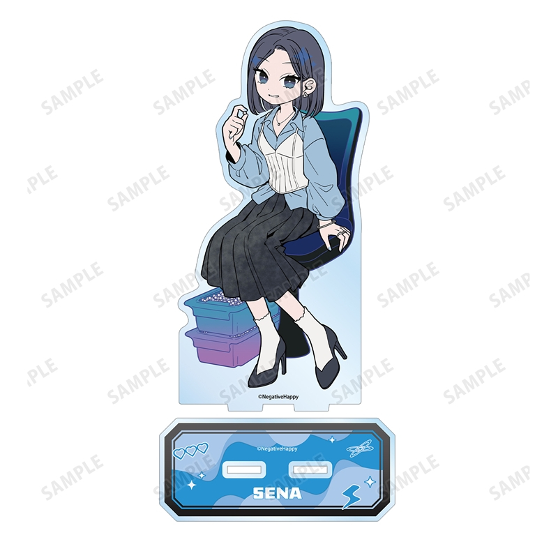 ネガティヴハッピィ 描き下ろし セナ 2nd MVネガティヴver. BIGアクリルスタンド Image 3 | AniSmile