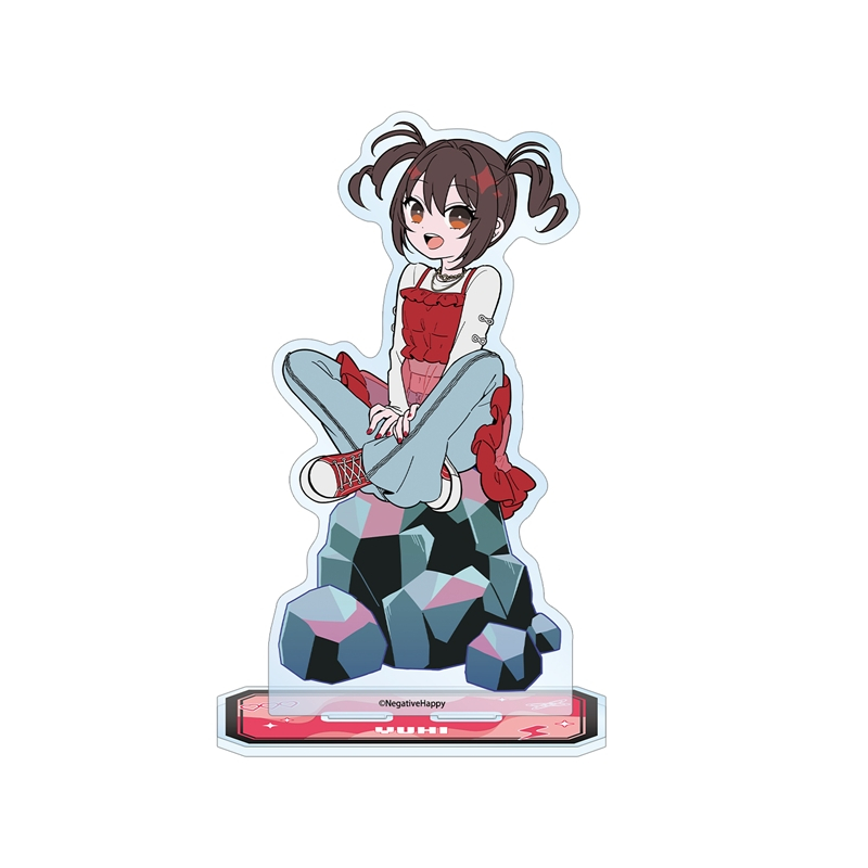 ネガティヴハッピィ 描き下ろし ユウヒ 2nd MVネガティヴver. BIGアクリルスタンド - official product image | AniSmile