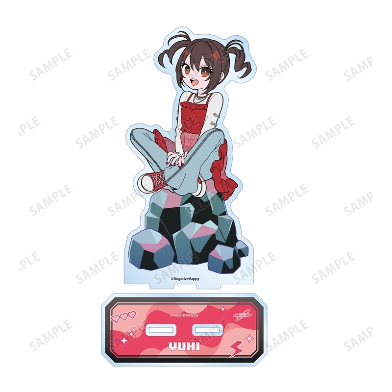ネガティヴハッピィ 描き下ろし ユウヒ 2nd MVネガティヴver. BIGアクリルスタンド Image 3 | AniSmile