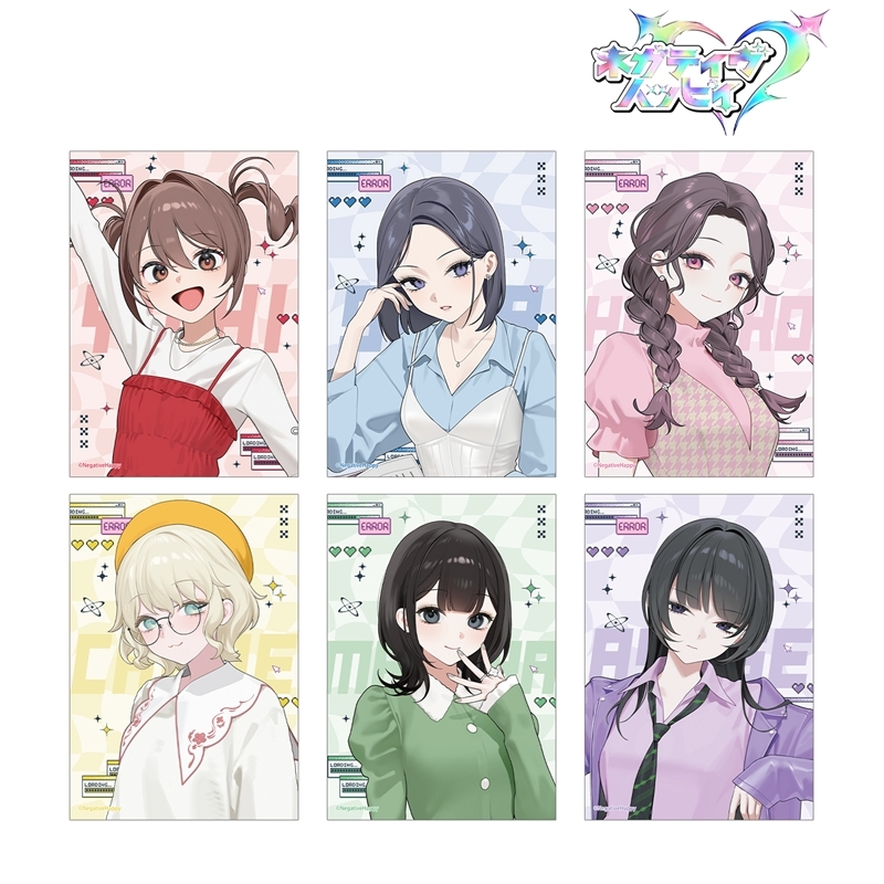 ネガティヴハッピィ 撮り下ろし 2nd MVアイドルver. ブロマイド6枚セット 图片 2 | AniSmile