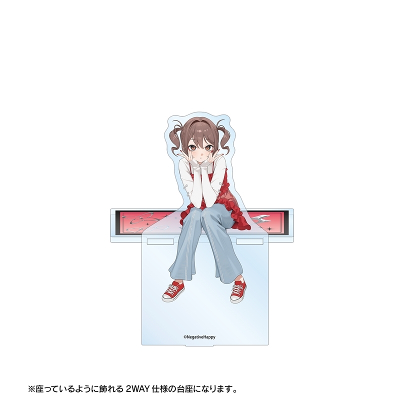 ネガティヴハッピィ 撮り下ろし ユウヒ 2nd MVアイドルver. BIGアクリルスタンド Image 4 | AniSmile