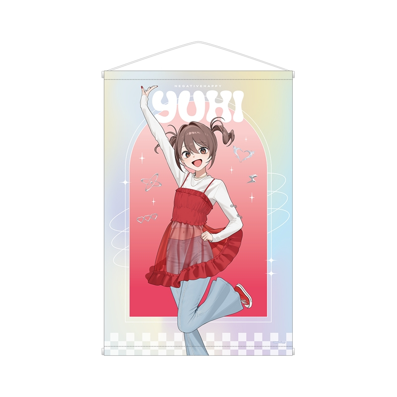 ネガティヴハッピィ 撮り下ろし ユウヒ 2nd MVアイドルver. B2タペストリー - official product image | AniSmile