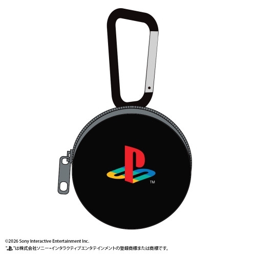 プレイステーション カラビナ付きミニポーチ for PlayStation Family Mark (4 Color) - AniSmile