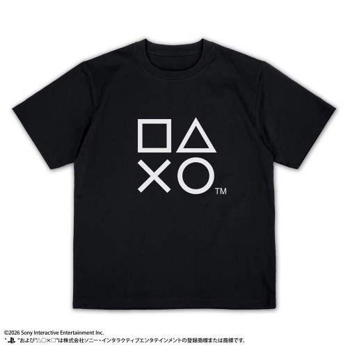プレイステーション プレーティングTシャツ for PlayStation Shapes Logo/BLACK-L Image 2 | AniSmile
