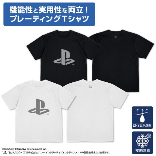 プレイステーション プレーティングTシャツ for PlayStation Family Mark/BLACK-S - AniSmile
