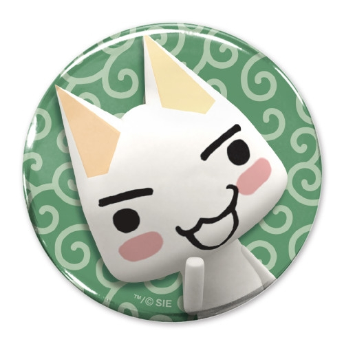 どこでもいっしょ トロと唐草模様 65mm缶バッジ - AniSmile