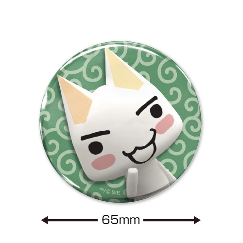 どこでもいっしょ トロと唐草模様 65mm缶バッジ Image 2 | AniSmile