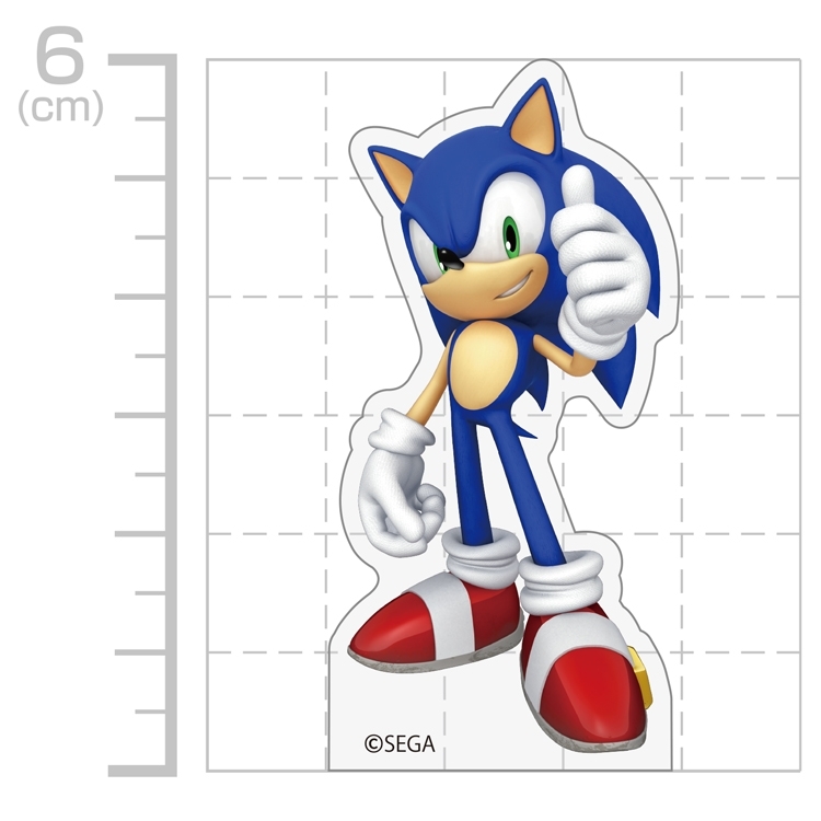 ソニック アクリルブロックフィギュア グッドポーズ Ver. Image 3 | AniSmile
