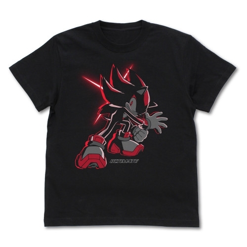 ソニック・ザ・ヘッジホッグ シャドウ 逆光 Tシャツ/BLACK-M - AniSmile