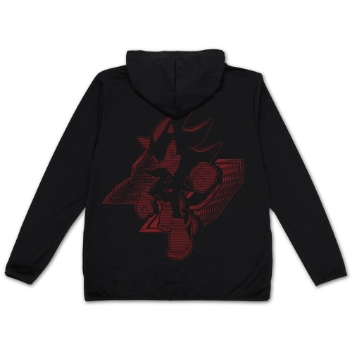 ソニック・ザ・ヘッジホッグ シャドウ 薄手ドライパーカー/BLACK-L - official product image | AniSmile