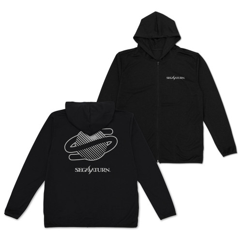 セガサターン 薄手ドライパーカー/BLACK-L - 公式商品画像 | AniSmile