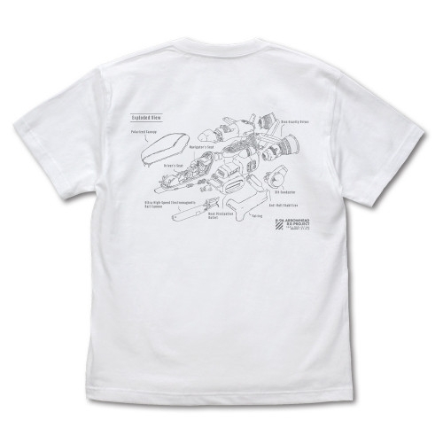 アールタイプ(R-TYPE) R9 Tシャツ/WHITE-L Image 3 | AniSmile