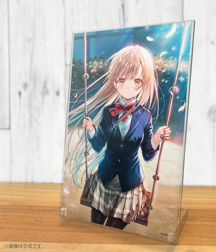 TVアニメ お隣の天使様にいつの間にか駄目人間にされていた件2 椎名真昼 アクリルアートスタンド ブランコと真昼Ver. - AniSmile
