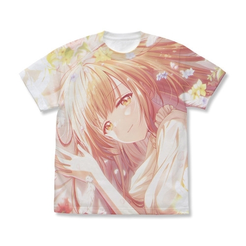 TVアニメ お隣の天使様にいつの間にか駄目人間にされていた件2 椎名真昼 フルグラフィックTシャツ 天使の微笑みVer./WHITE- - AniSmile