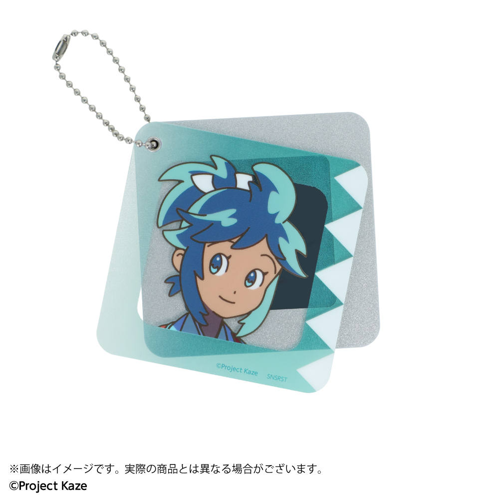 風を継ぐもの ミラー付きアクリルキーホルダー 沖田総司 - AniSmile