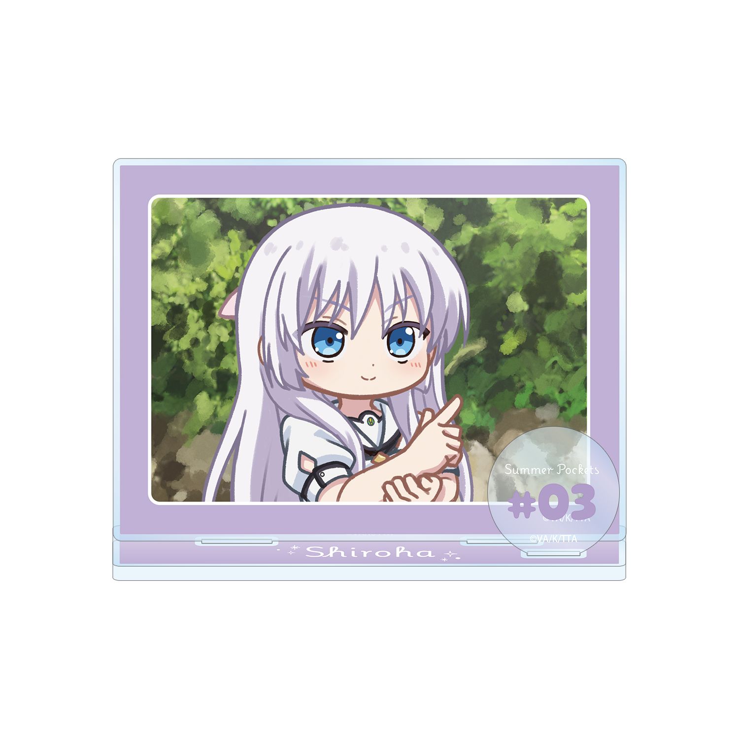 TVアニメ『Summer Pockets』 鳴瀬しろは ゆるコマ パーツ付きBIGアクリルスタンド ver.A - AniSmile