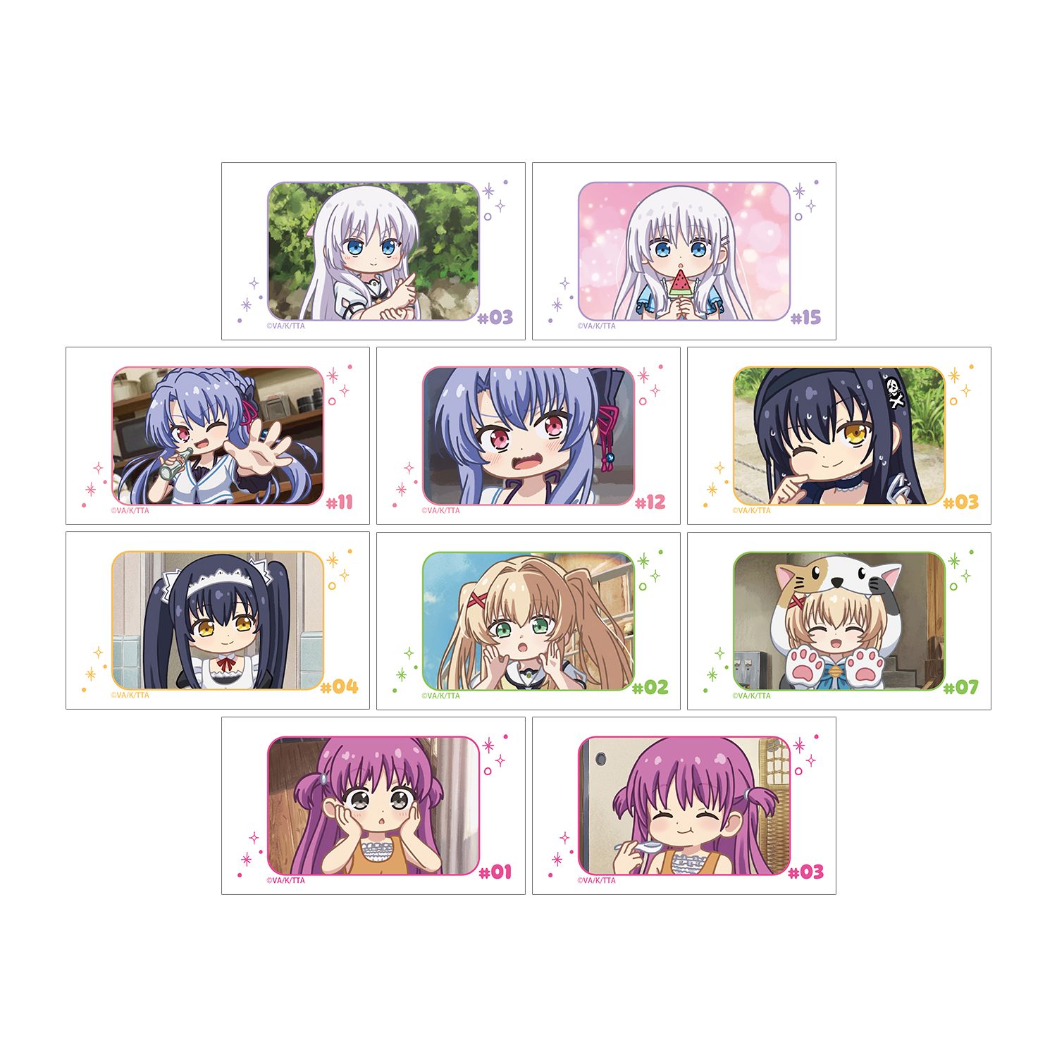 TVアニメ『Summer Pockets』 トレーディング ゆるコマ イラストカード(単位/単品) - AniSmile