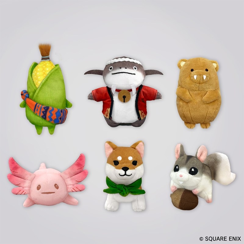 FINAL FANTASY VII REMAKE ファイナルファンタジーXIV ミニパペットぬいぐるみコレクション Vol.3 - AniSmile