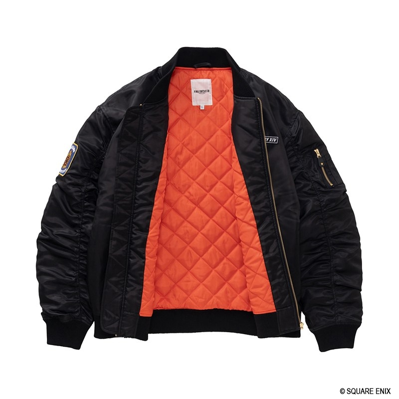 ファイナルファンタジーXIV FINAL FANTASY XIV Bomber Jacket - ALPHA SQUADRON L Image 3 | AniSmile