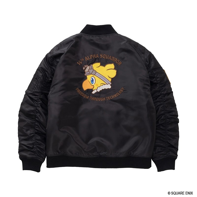 ファイナルファンタジーXIV FINAL FANTASY XIV Bomber Jacket - ALPHA SQUADRON - AniSmile