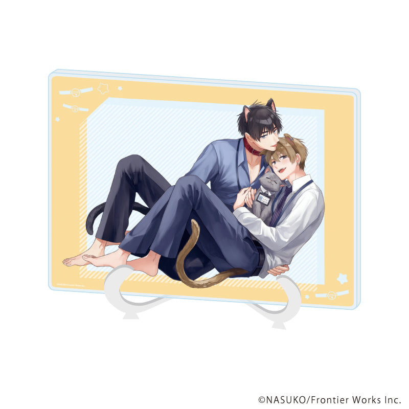 アクリルアートボード(A5サイズ)「リラクトコミックス10周年記念フェア」04/昨日のキスは忘れてくれ(描き下ろしイラスト) - 公式商品画像 | AniSmile