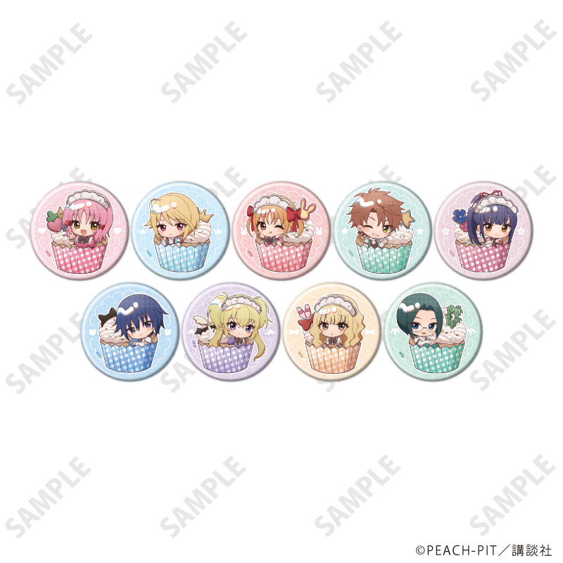 缶バッジ「しゅごキャラ!」53/カップケーキver. ブラインド(全9種)(ミニキャライラスト) - AniSmile