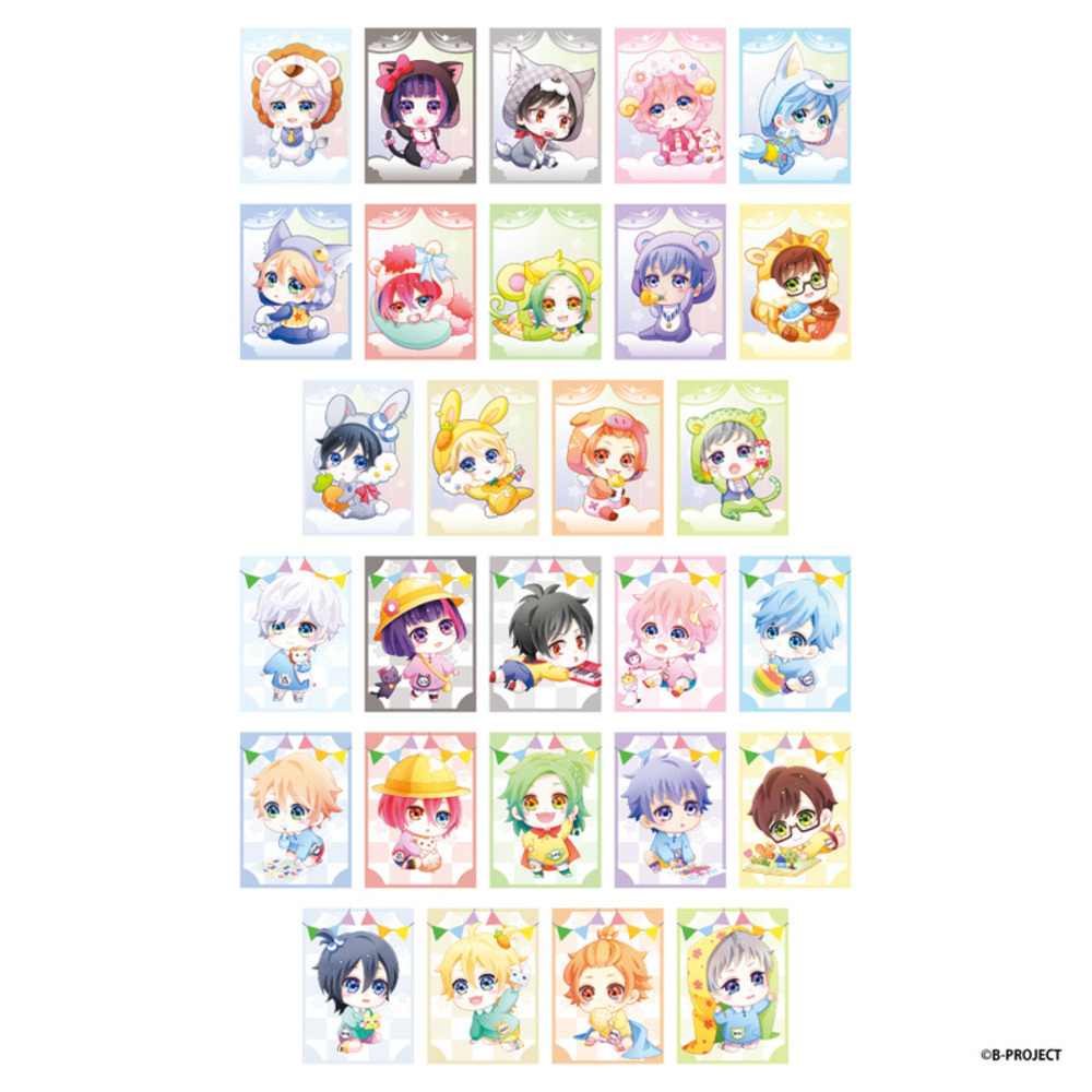 Bproject×motto cafe BOX トレーディングホログラムカード BABY&KIDS ver.(2枚組) - AniSmile