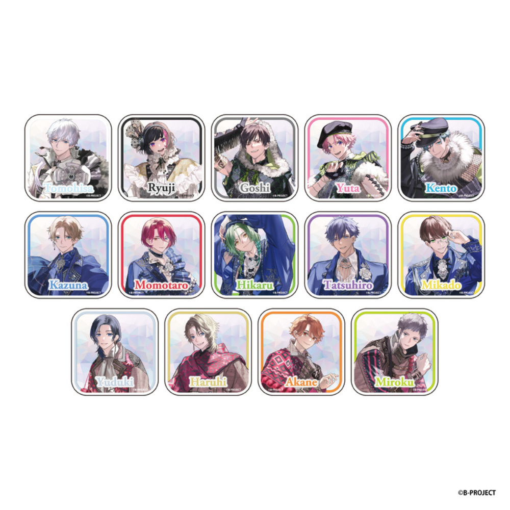 Bproject×motto cafe BOX トレーディングアクリルステッカー 10th Anniv. ver. - AniSmile