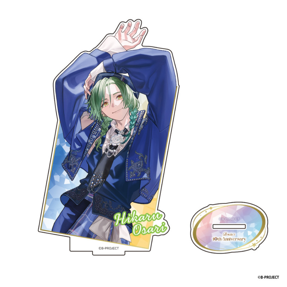 Bproject×motto cafe BIGバストアップアクリルスタンド 10th Anniv. ver.【王茶利暉】 - AniSmile