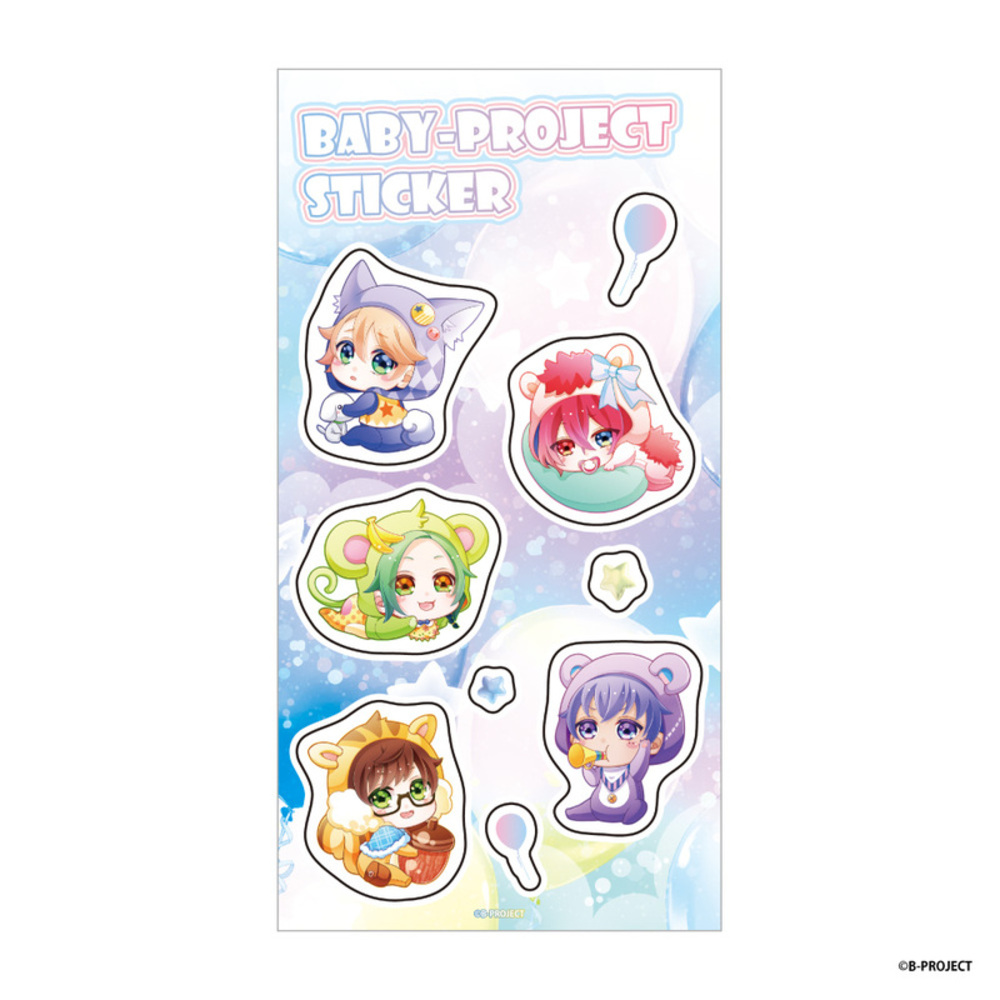 Bproject×motto cafe ホログラムステッカー BABY ver.【MooNs】 - 公式商品画像 | AniSmile