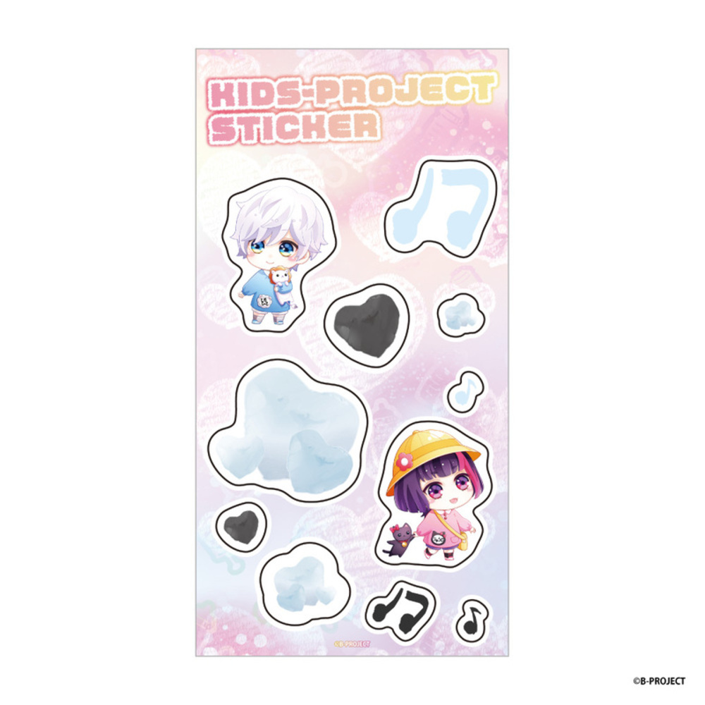 Bproject×motto cafe ホログラムステッカー KIDS ver.【キタコレ】 - 公式商品画像 | AniSmile