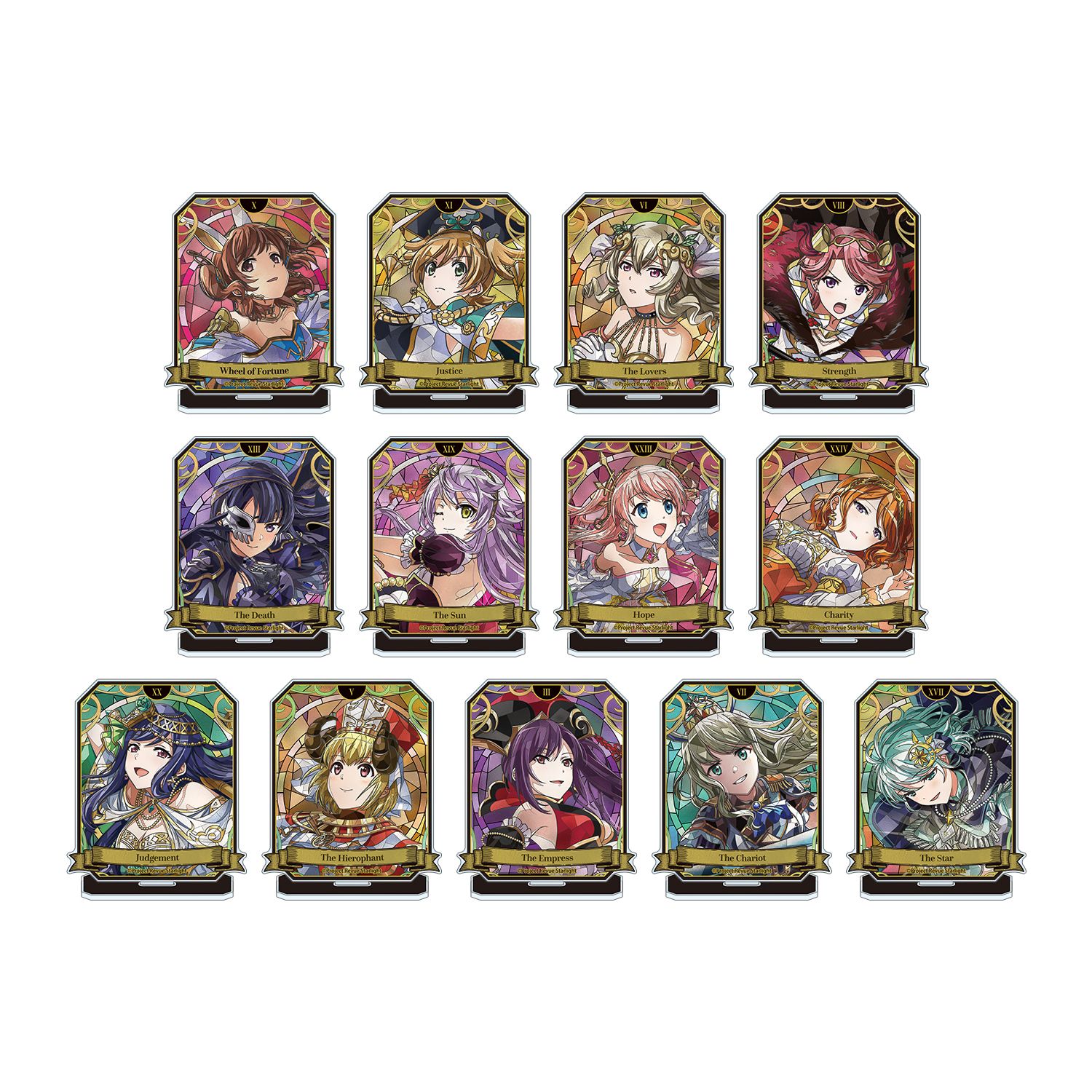 少女☆歌劇 レヴュースタァライト トレーディング Aure Glass アクリルスタンド ver. (単位/単品) - AniSmile