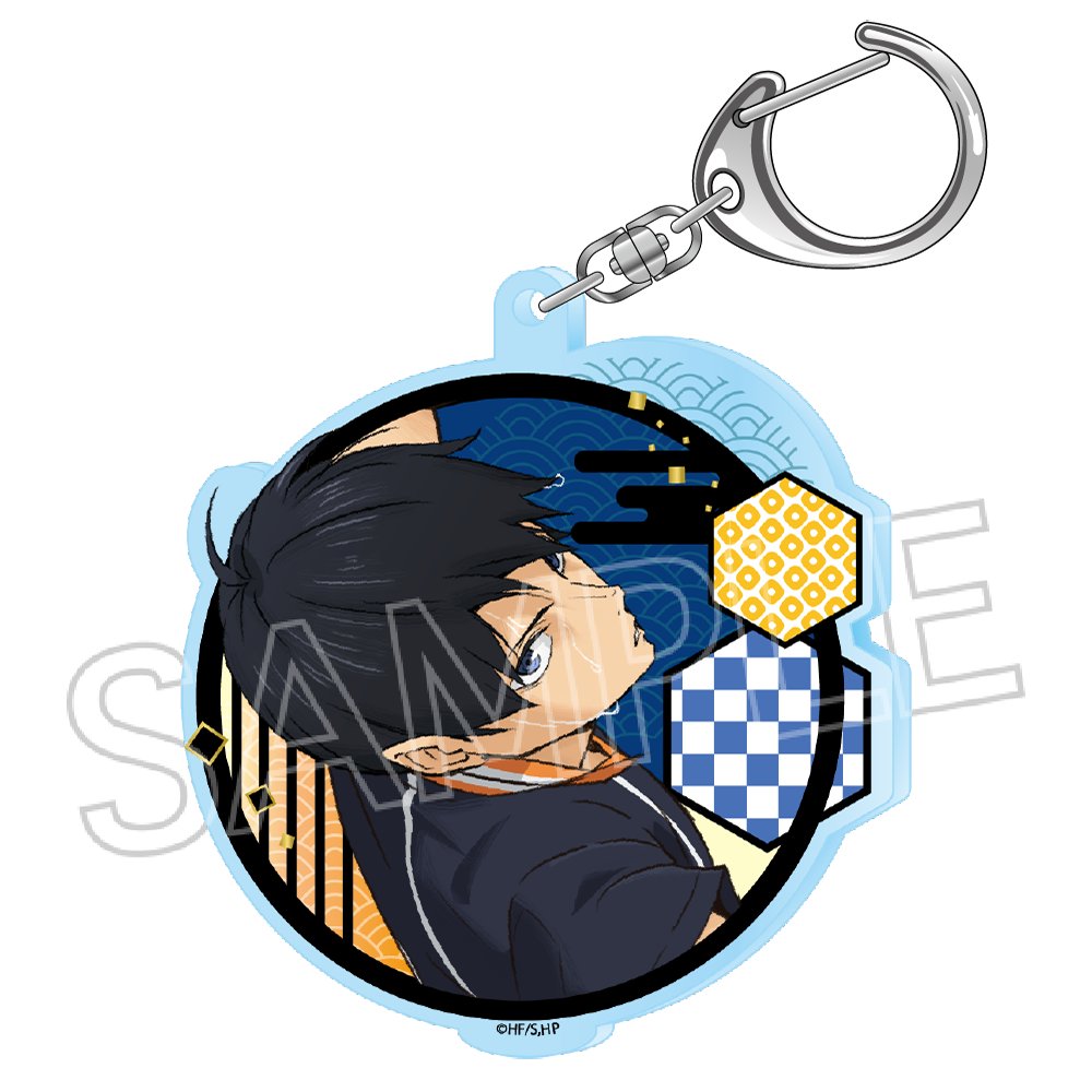 ハイキュー!! 切り絵シリーズvol.6 アクリルキーホルダー 影山 飛雄【再販】 - AniSmile