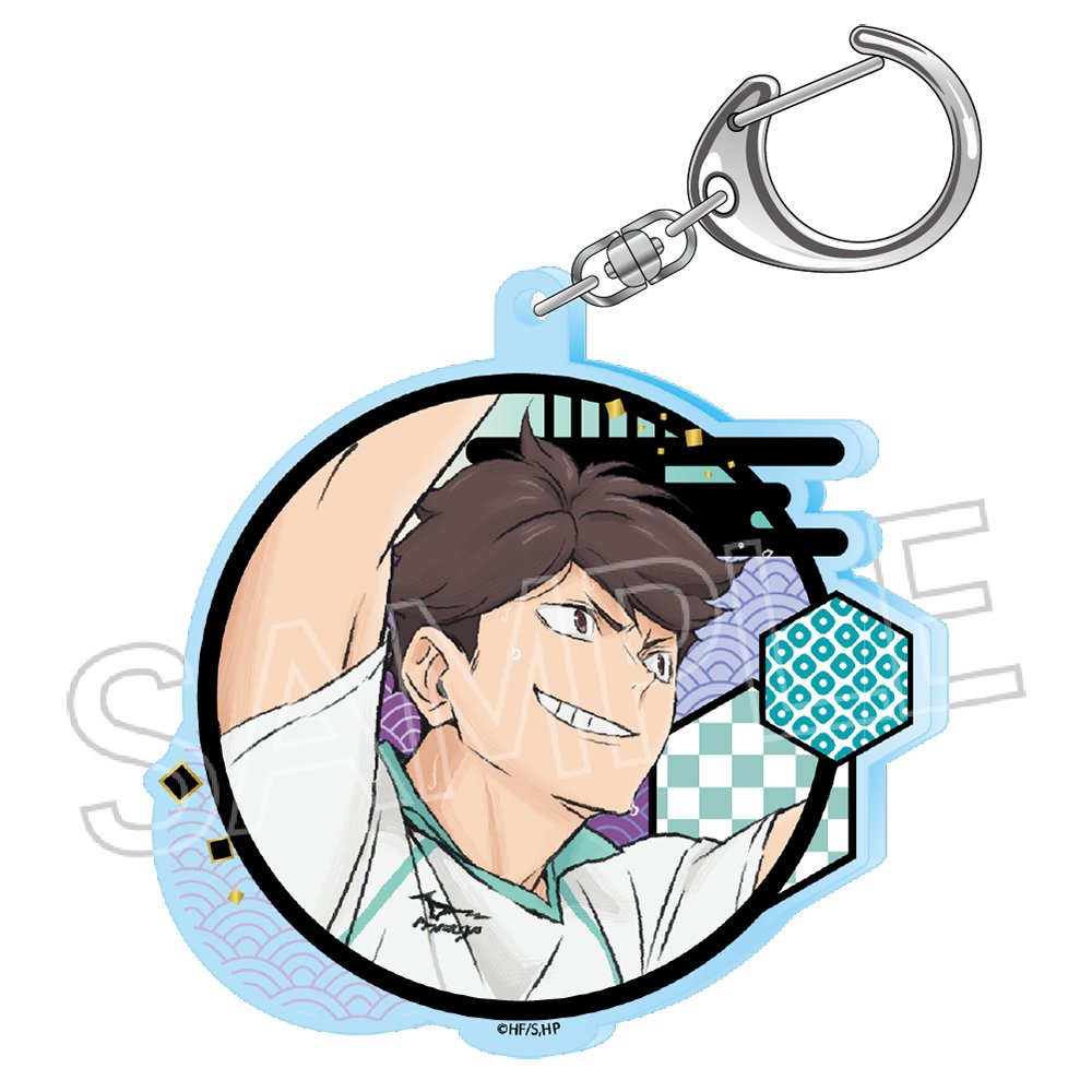ハイキュー!! 切り絵シリーズvol.6 アクリルキーホルダー 及川 徹【再販】 - AniSmile
