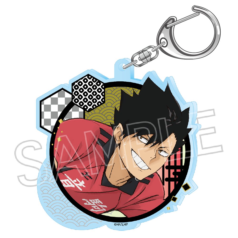 ハイキュー!! 切り絵シリーズvol.6 アクリルキーホルダー 黒尾 鉄朗【再販】 - AniSmile