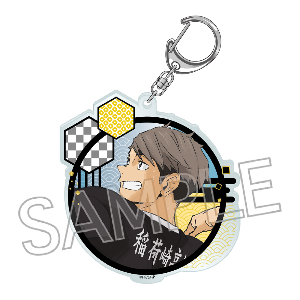 ハイキュー!! 切り絵シリーズVol.7 アクリルキーホルダー 宮 治 - AniSmile