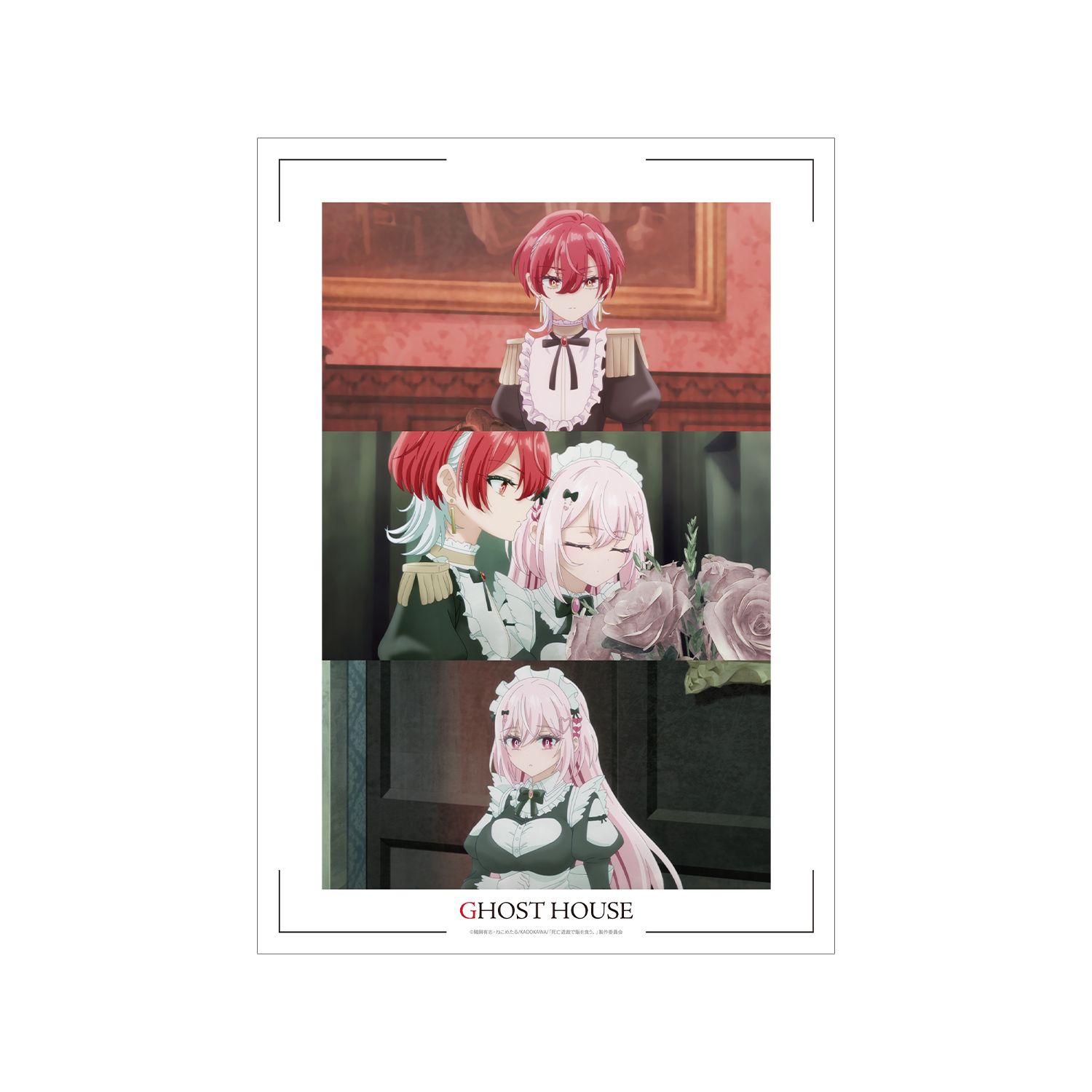 TVアニメ「死亡遊戯で飯を食う。」 紅野&桃乃 場面写A3マット加工ポスター 画像 2 | AniSmile