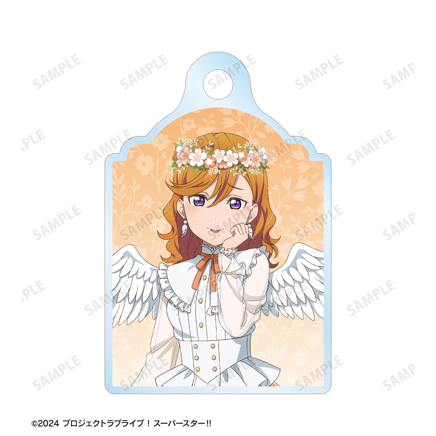 ラブライブ!スーパースター!! 描き下ろし 澁谷かのん 天使ver. 2連ワイヤーアクリルキーホルダー 画像 3 | AniSmile