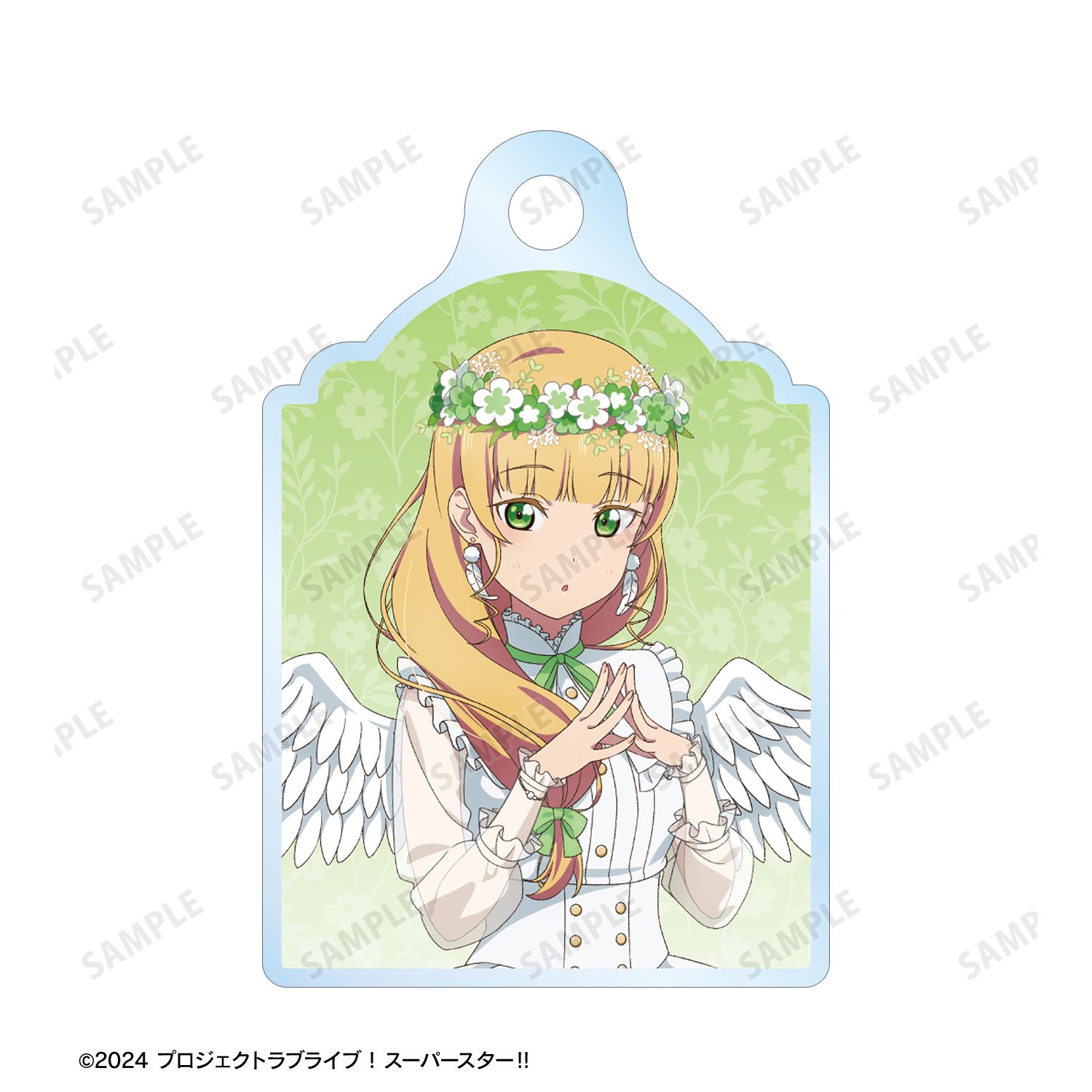 ラブライブ!スーパースター!! 描き下ろし 平安名すみれ 天使ver. 2連ワイヤーアクリルキーホルダー 画像 3 | AniSmile