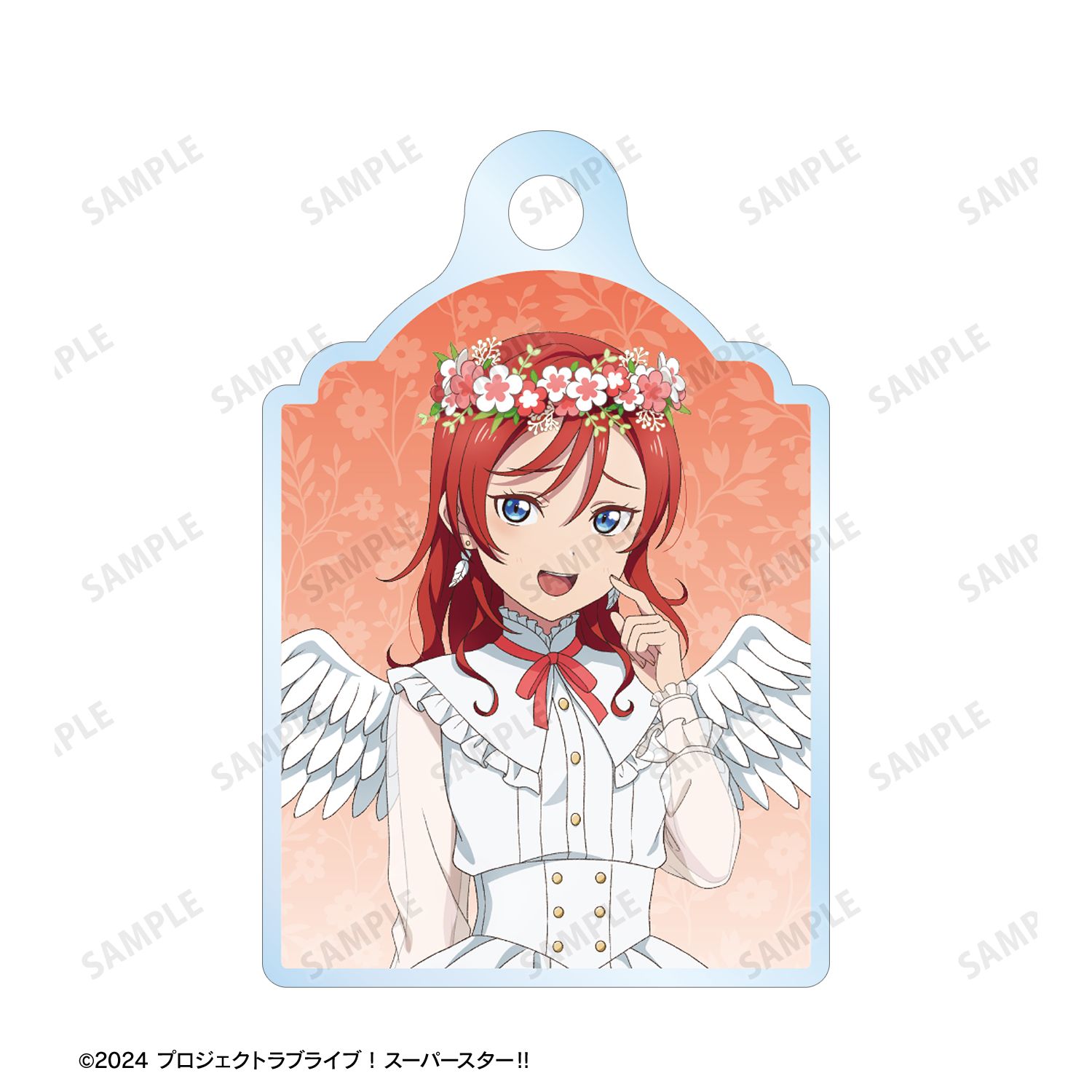 ラブライブ!スーパースター!! 描き下ろし 米女メイ 天使ver. 2連ワイヤーアクリルキーホルダー 图片 3 | AniSmile