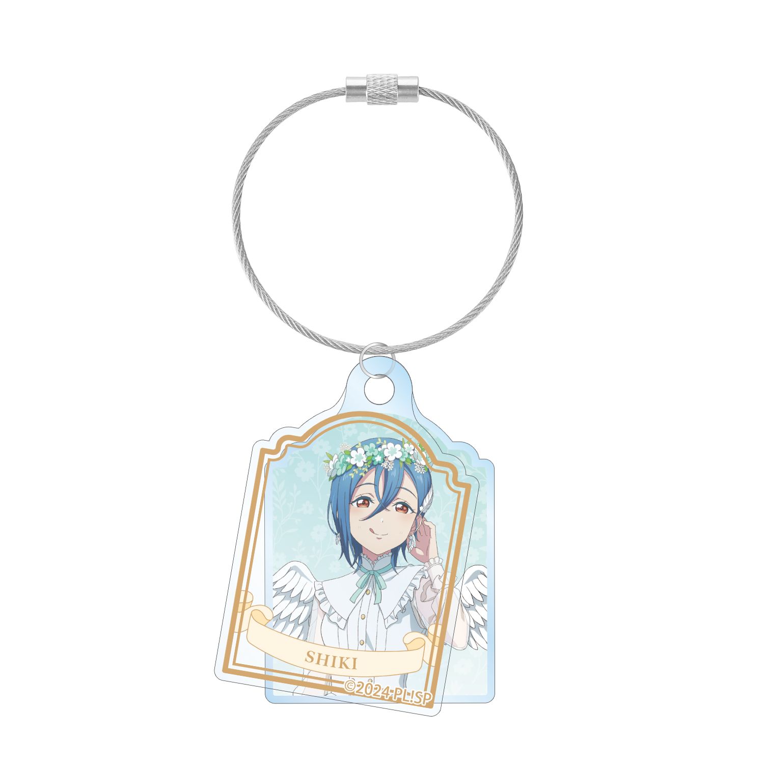 ラブライブ!スーパースター!! 描き下ろし 若菜四季 天使ver. 2連ワイヤーアクリルキーホルダー - 公式商品画像 | AniSmile