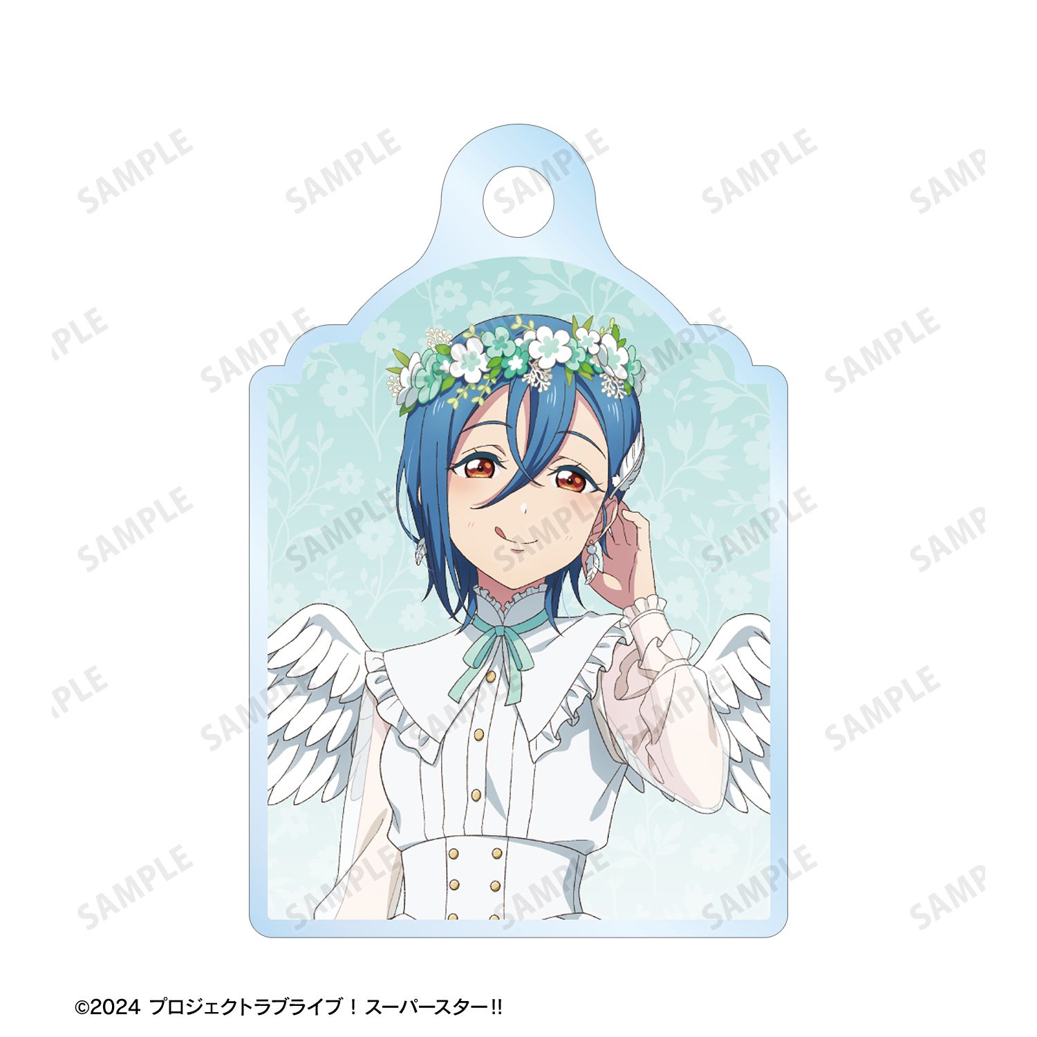 ラブライブ!スーパースター!! 描き下ろし 若菜四季 天使ver. 2連ワイヤーアクリルキーホルダー 画像 3 | AniSmile