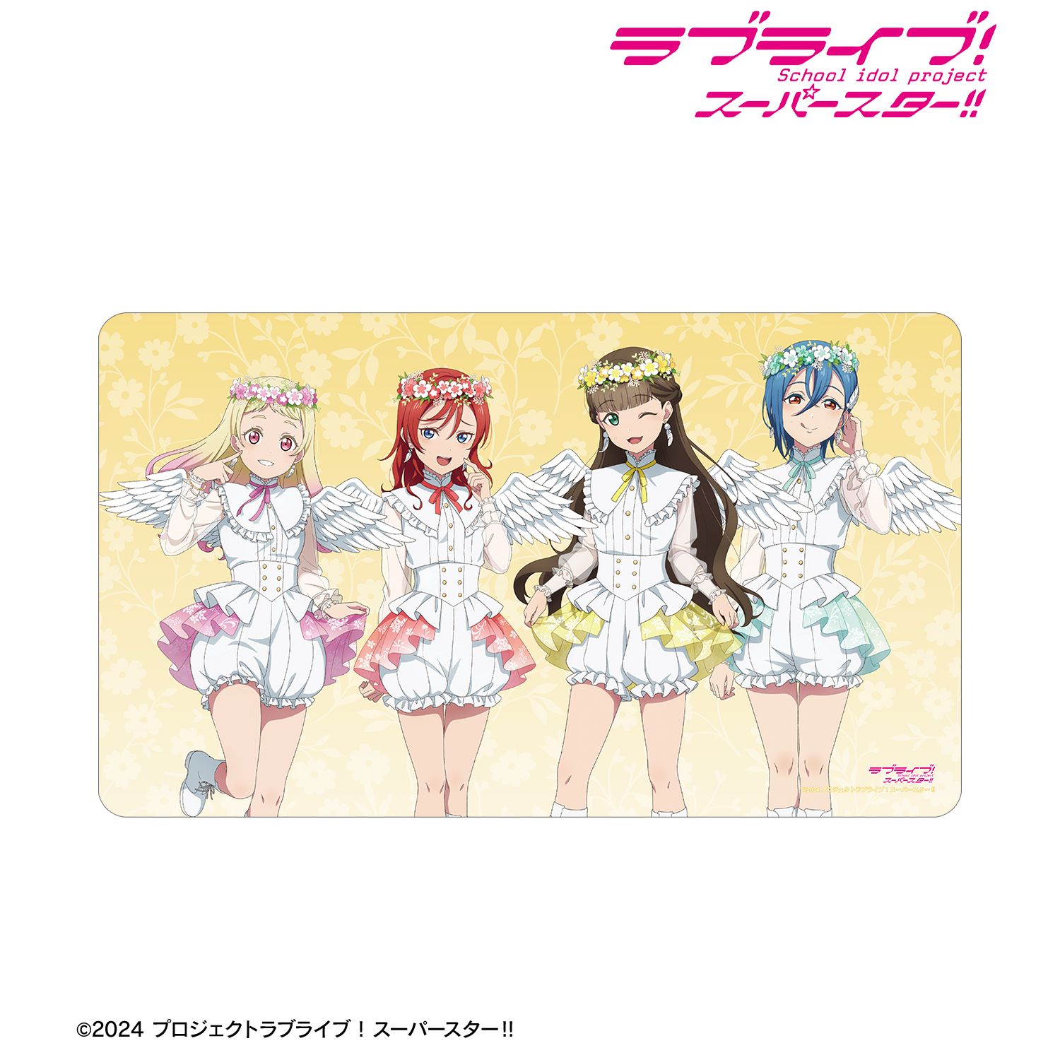 ラブライブ!スーパースター!! 描き下ろし 2期生 天使ver. マルチデスクマット 图片 2 | AniSmile