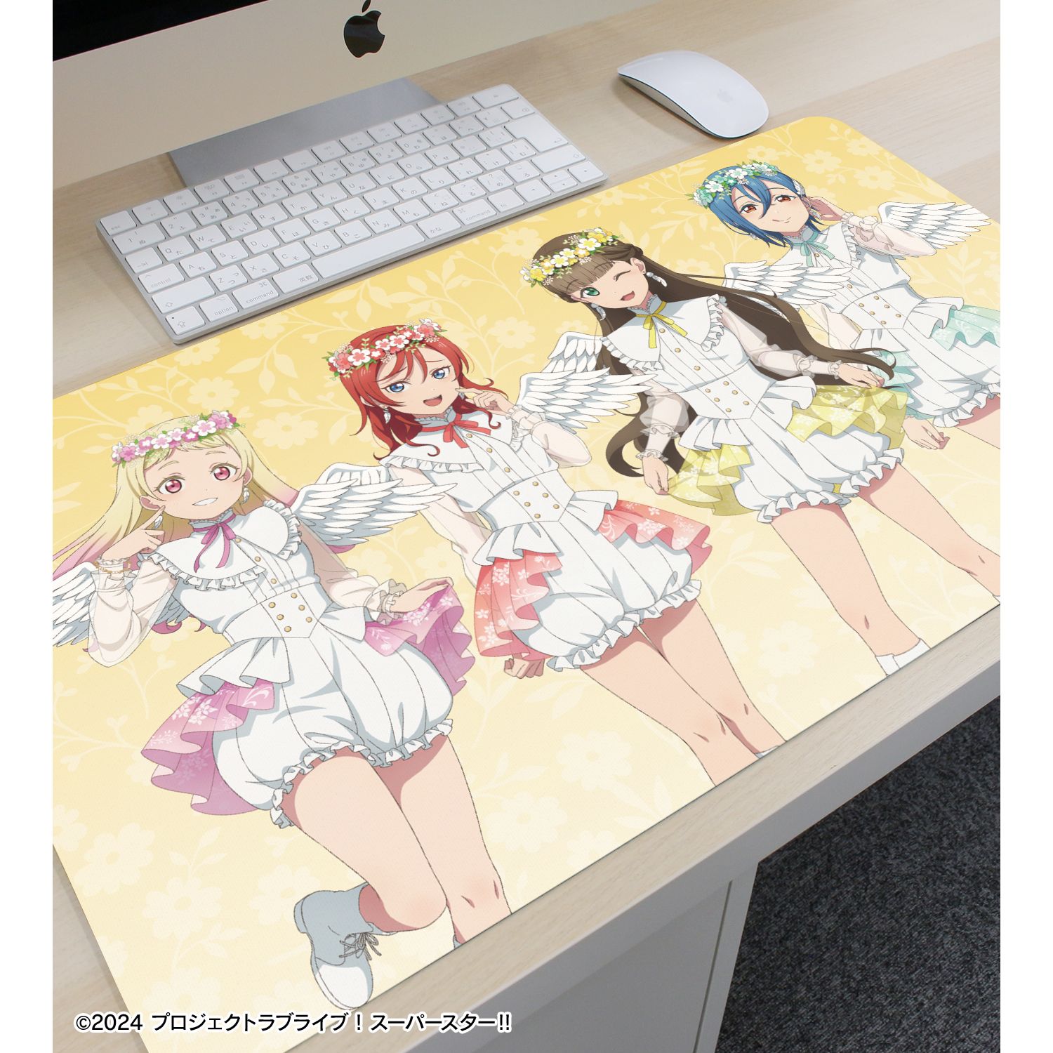 ラブライブ!スーパースター!! 描き下ろし 2期生 天使ver. マルチデスクマット 图片 3 | AniSmile